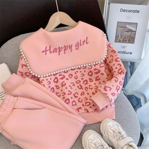 Clothing Sets Girls 2pcs Knitting Kids Set Winter Long Sleeves Princess Top And Skirt Birthday Designed Uniform Fall Party Cloth 1-10Ys