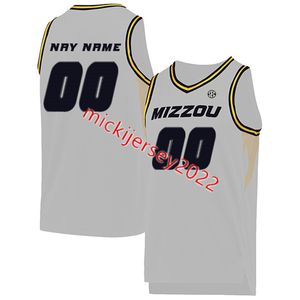 Basketball Isiaih Mosley Jersey Custom Stitched Missouri Tigers Basketball Jerseys Mens 0 Mohamed Diarra 1 Kaleb Brown 2 Tre Gomillion 4 Deandre
