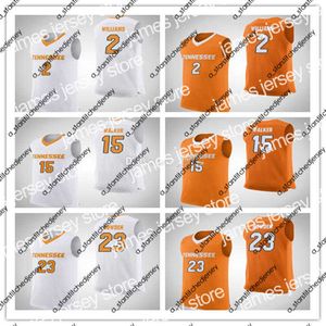 New Tennessee Volunteers College #2 Grant Williams Camisa de basquete #15 Derrick Walker #23 Bowden Mens Ed personalizado