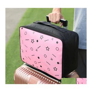 Storage Bags Outdoor Bag Large Capacity Handle Travel Case Toiletries Organize Cosmetic Wear Nylon Waterproof Make Up Pack Drop Deli Otnnj
