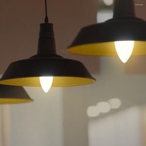 3W retro w stylu retro żarówka Light Kształt Kształt żyrandol wiszący domek wiszący lampa sypialnia wystrój salonu