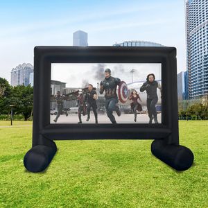 FT Şişirilebilir Açık Hava Projektör Film Ekranı Hızlı Enflasyon ve Deflasyon Mega Aile Projektörleri Ekranlar Sinema