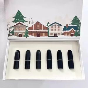 Marka Noel Rujlar 6pcs Set Dubonnet Rubywoo Chili 6 Molors Dudaklar Makyaj Çıplak Renk Ruj Hediye Kutusu Koleksiyon Mat Dudak Parlatıcı Set Hızlı Gemi