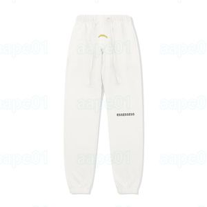 Moda Mens Designer Calças ESS Homens Mulheres Cor Sólida Calça Calças Hip Hop Motion Calças para Masculino Casual Corredores Tamanho S-XL