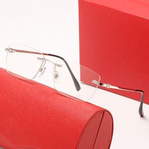 Lunette occhiali da lettura occhiali da sole da donna occhiali da sole da uomo Occhiali da sole senza montatura UV400 Occhiali da sole firmati in corno di bufalo