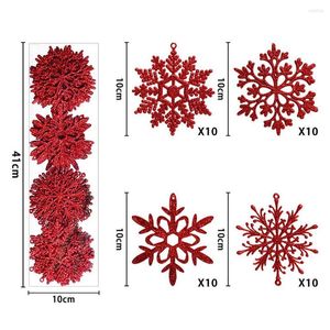 Juldekorationer dekoration snöflinga utomhus dekorativ glitter för trädgård gård street väg park bröllop