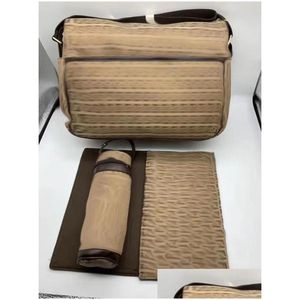 Borse per pannolini Baby Mommy Bag Grande capacità Pannolino impermeabile Mummia Maternità Borsa da viaggio per allattamento Nuova consegna di goccia Pannolini per bambini T Dhmtn