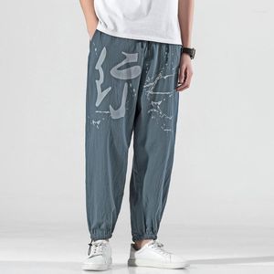 Ethnic Clothing Men Cotton Linen Harem Pants Jogger Trousers Traditional Casual Chinese Style Bloomers Fashion KK3842