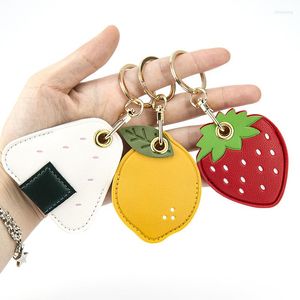 Korth￥llare Ko L￤der Keychain Key Ring Doorlock Access Control Taggar KeyFob Tag ID Case Bag