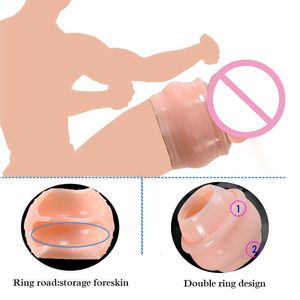 Full Body Massager Sex toys masager Vibrator 3pcs Multifunction Foreskin Correction Penis Rings Delay Ejaculation Male Chastity Device Screw Shape Cock Ring