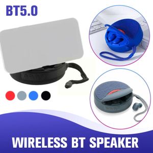 Portable 2 In 1 Bluetooth Speaker Wireless Earphones Headset Outdoor Sound Box Sports Stereo In-Ear Headphones with Microphone for Iphone Samsung Huawei