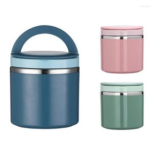 Dinnerware Sets Leakproof Lunch Bento Box Stainless Steel Soup Cup Container Thermal Breakfast