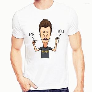 Erkekler Tişörtleri Komik Beavis ve Butthead Baskı Tişört Tişört Erkekler Kadın Erkek Sade Çılgın Tees Üst T-Shirts