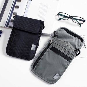 Card Holders Acoki Cell Phone Neck Pouch Wallet Crossbody Bag Sports Shopping Cellphone Purse Travel Passport Holder For Men & Women