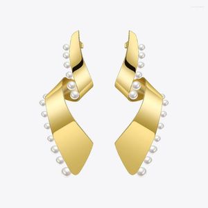 dangle earrings enfashion pearl lac for women forse jewelry long earing big earings boucle d'oreille femme 2022 efj181057
