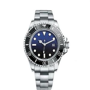 Fabriksleverant￶r Luxury Ceramic Bezel Stainless Steel D-Blue Seadweller 116660 44mm Automatisk mekanisk herr Men's Watch Wat2012