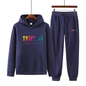 Męskie dresy jesienne zimowe technologie polar Tuta Trapstar Tracksuit Jackets projektanta zestawy sweter