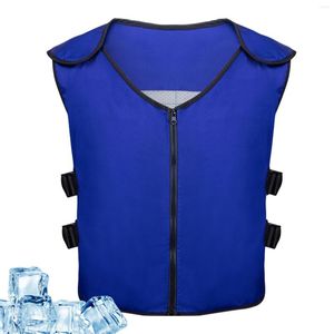 Jaktjackor Summer Cooling Vest Ice for Men and Women Cold designad med justerbara remmar olika kroppstyper