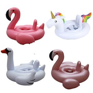 Schwimmweste Boje 0-4 Jahre alt Flamingo Babysitz Float Schwimmbad Party Einhorn Schwimmring Kinder Schwimmbad T221214