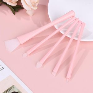 Makeupborstar 5st Silicone Brush Set Mask Eye Shadow Eyebrow