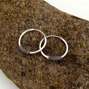 Hoop Earrings GEOMEE 1Pair Vintage Jewelry Antique Metal Tibetan For Women Gifts Hoops Boucle O Oreille E200