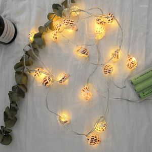 Strings LED Marine Shell String Lights Sea Star Patio Light For Festival Holiday Party Home Street Garland Children Room Decor