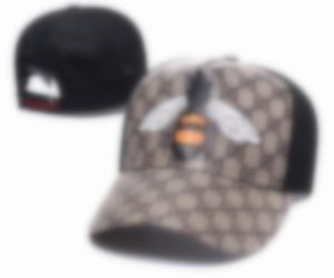 2023 Novos designers masculinos Baseball Caps Brand tiger Head Hats Bee Snake Bordado Bordado Homens Mulheres Casquette Sun Hat Gorras Sports Mesh Cap A-2