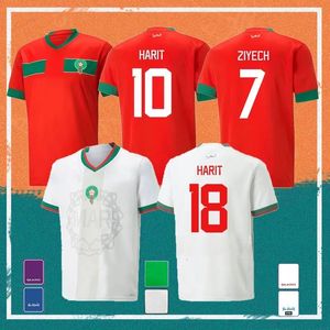 Футбольные трикотажные изделия 2022 2023 Марокко футбольные майки Сенегал Мане Хакими Боно Гана 22 23 Boufal Maillot Serbia Футбольная форма рубашки Mazraoui Men Kid