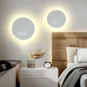 Taklampor kreativ skiva LED -lampa modernt sovrum vardagsrum dekoration vägg gång