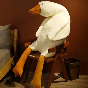Party Favor Cute goose dolls big white goose sleeping pillow girls holding doll plush toys large