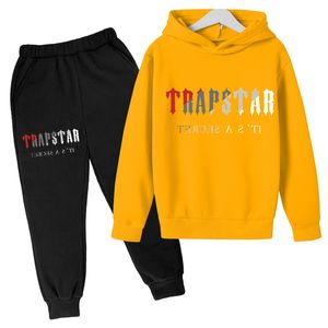 Designer Trapstar Tracksuit Baby Clothes Set Toddler Trapstar Jacket Loose Hooded Kid 2 Pieces Sets Boys Girls Youth Children Hoodies Trapstar Coat 959