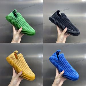 2023 Ripple Tech Knit Designer skor mode botegas män kvinnor sneakers pedal corduroy grön svart ny stil bomull låg mens snörning casual sko