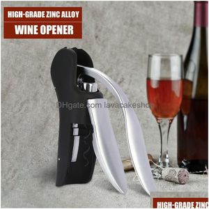 Openers Mintiml Vertical Lever Corkscrew Bottle Foil Cutter Wine Tool Set Cork Drill Lifter Kit Opener Bar 201201 Drop Delivery Home Dhfgo