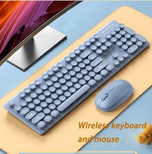 2.4g Mac Android iPad Computer Laptop PCサイレントキーボードとマウス用の2.4g充電式ワイヤレスキーボードとマウス