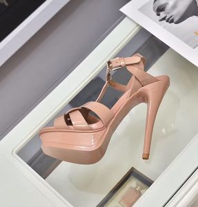 сексуальные сандалии дань переплетающиеся сандалии женские туфли на платформе каблуки 140 мм ремешок на щиколотке сандалии-гладиаторы идеальные дамы знаменитый дизайн вечерние туфли-лодочки 35-43 коробка