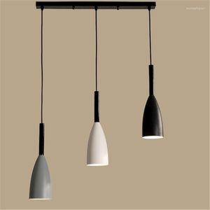 Pendant Lamps 2022 LED Modern Chandelier Northern Europe Simple Dining Table Kitchen Island Room Lamp E27