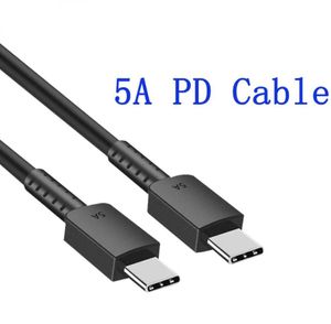 Tipo C Pd Usb C A Usbc Cavi 25w Ricarica Super Veloce 45w 5a Per Samsung Galaxy S22 5g S21 S20 Nota 20 10 A71 Tab S7