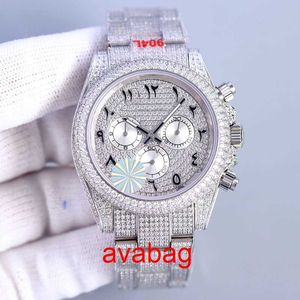 Wristwatches Diamond Watch Mens Automatic Mechanical Movement 40mm Stainless Steel Waterproof Wristband Montre De Luxe Business WristWatch