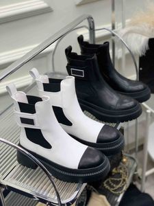 Autunno e inverno 2022 New Mary Jane Boots Fashion Versatile Round Head Unisex Business Casual Style