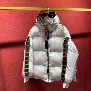 Women's Down Parkas Designer Unisex Mens Coat Double-Sided Fashion Letters String Womens Jackets vinter tjock vindbrytare casual huva 3 färger asiatisk storlek pj9o