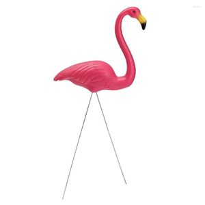 Pink Flamingo Garden Ornament DIY Art Decor - Brighten Up Your Lawn and Party Ambience with this Eye-catching Lawn Flamingo