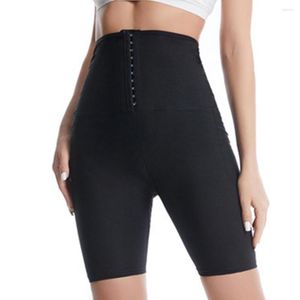 Shapers Women Shaper Calça Sauna Feminina Leggings Compressão Compressão Cantura Tommumy Controle Treino Termo Sweat Capris