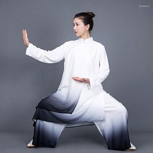 Etnik Giyim Tai Chi Üniforma Geleneksel Çin Giysileri Taichi Wushu Dövüş Sanatları Sabah Egzersiz Spor Giyim 11014