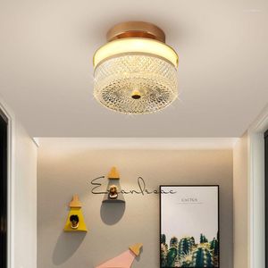 Taklampor 12W LED -ljusarmatur akrylkristalllampa ytmonterad korridor