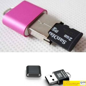 Adattatore per lettore di schede MicroSD USB 2 in 1 ad alta velocità Computer portatile per Micro TF Flash