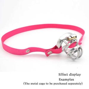 Sex toys masager Massager penis cock Toys Elastic belt to fix the Cock cage Penis ring device accessories Auxiliary Belt for Chastity Lock Woman Lesbian 84NU