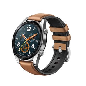 Original Huawei Watch GT SMART Watch Support GPS NFC Hevert Monitor 5 atm vattentät armbandsursportspårare Titta på Android iPhone Mobiltelefon