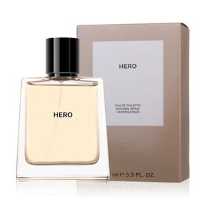 Herói perfume masculino eau de toilette spray 100ml bom cheiro longa duração fragrância névoa corporal navio rápido