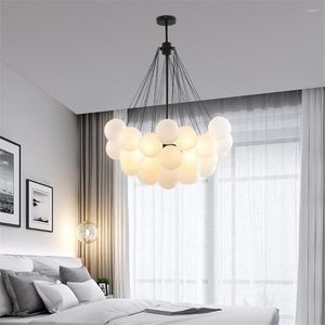 Pendant Lamps E27 Modern Iron Chandelier Ceiling LED High-end El Interior Lighting Decoration Living Room Dining AC 220V