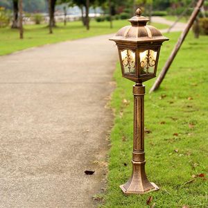 Europe Outdoor LED Lawn Lamp Aluminium Waterproof IP54 80cm Lampor Landscape Light for Garden Yard AC85-265V